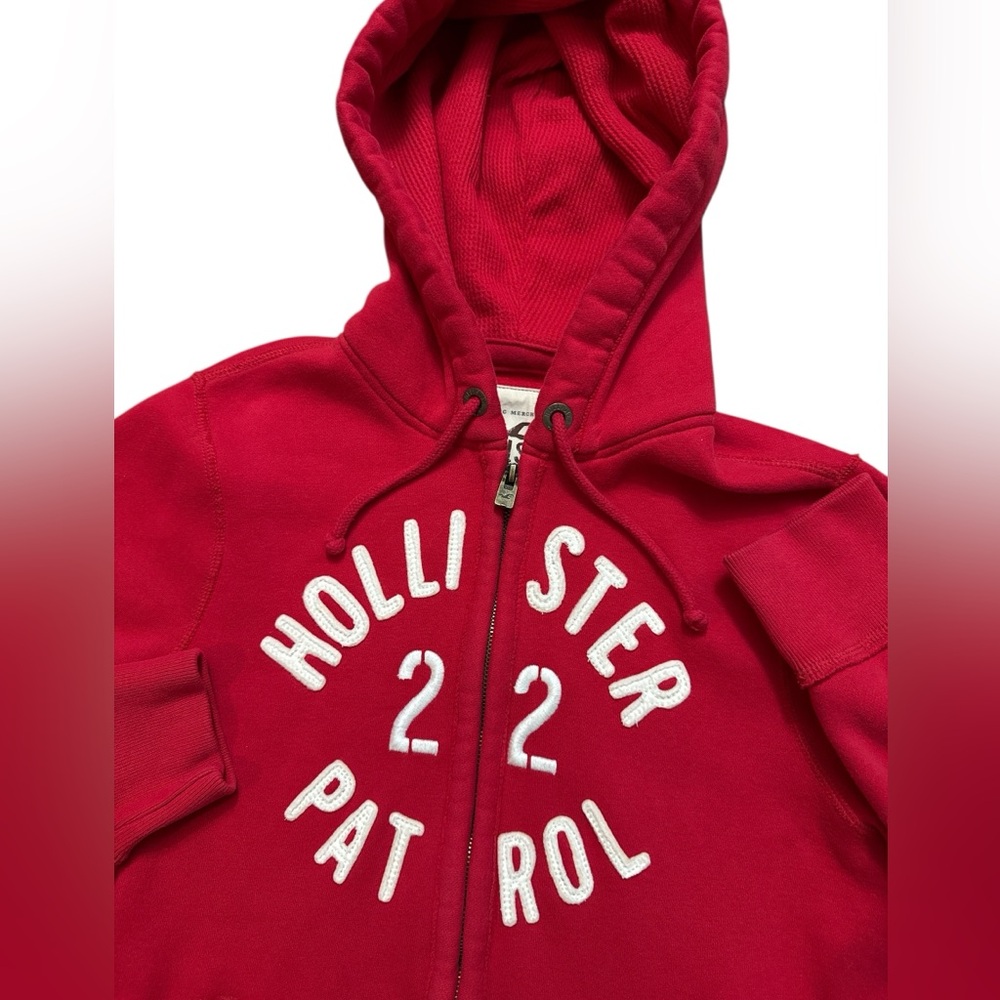 Hollister Y2K Women’s Size Large Red Full Zip Up Jacket Hollister Paw Patrol